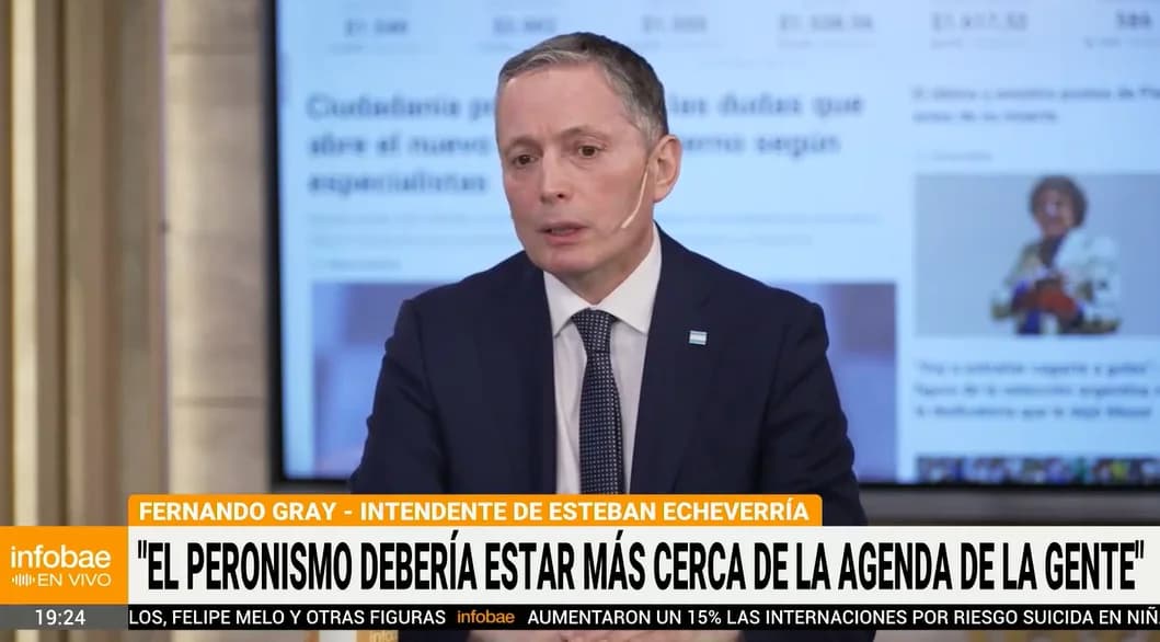 Fernando Gray cuestionó el impacto del ajuste, anunció medidas locales para jubilados y no descartó ser candidato en 2027 - imagen de origen