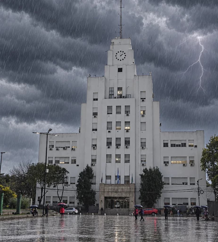 Alerta naranja por tormentas en la zona sur: granizo, actividad eléctrica y hasta 80 milímetros de lluvia esta tarde - imagen de origen