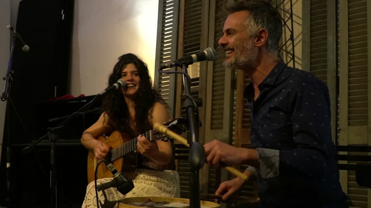 Inés Crespo y Sebastián Dorso, dos de los artistas de zona sur que estarán en Temperley.