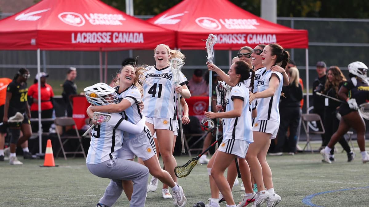 Argentina clasificó al Mundial de lacrosse.