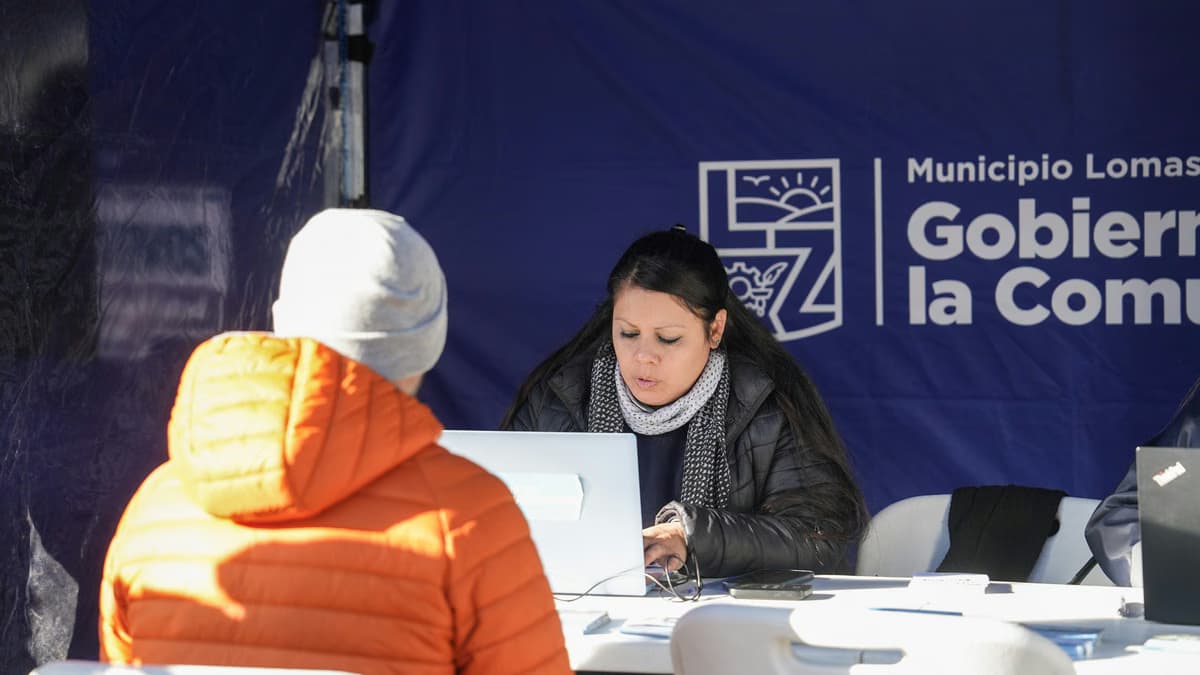 En Lomas hay un promedio de más de 1.000 contactos diarios con los vecinos.