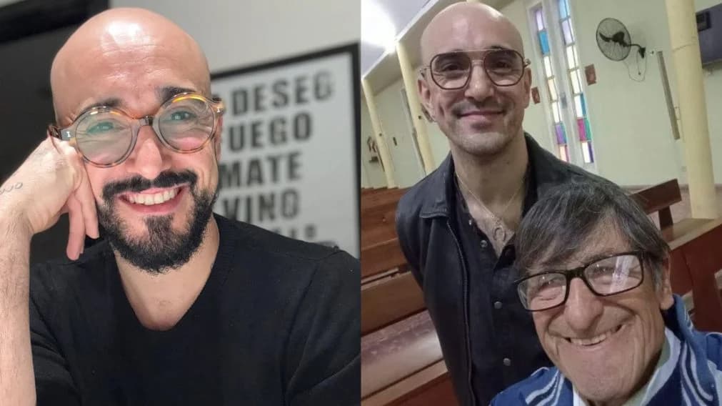 Abel Pintos recorrió el Cottolengo de Claypole antes de cantarle al Papa: «Cuando voy de visita me gusta ponerme a disposición» - imagen de origen