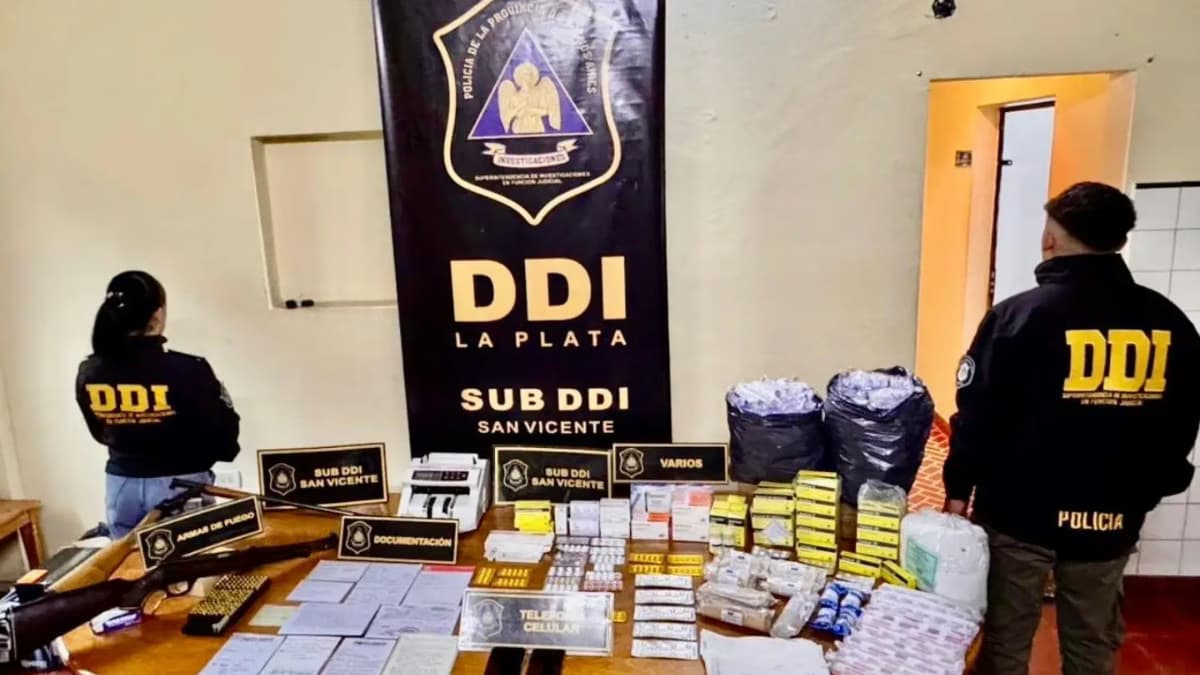 Robo de insumos en el Hospital de San Vicente: secuestraron medicamentos en las casas de los acusados - imagen de origen