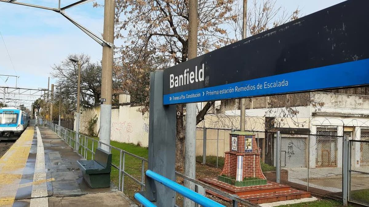 Estación de trenes de Banfield.